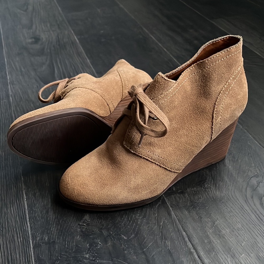 Lucky Brand Sway Booties- 7.5